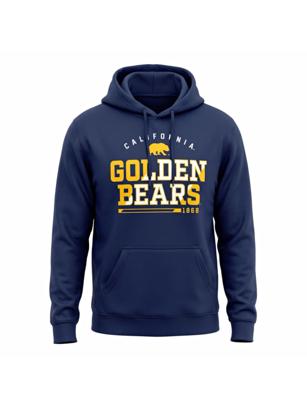 Fanatics California Golden Bears Pullover Hoodie Sweatshirt Size L Navy